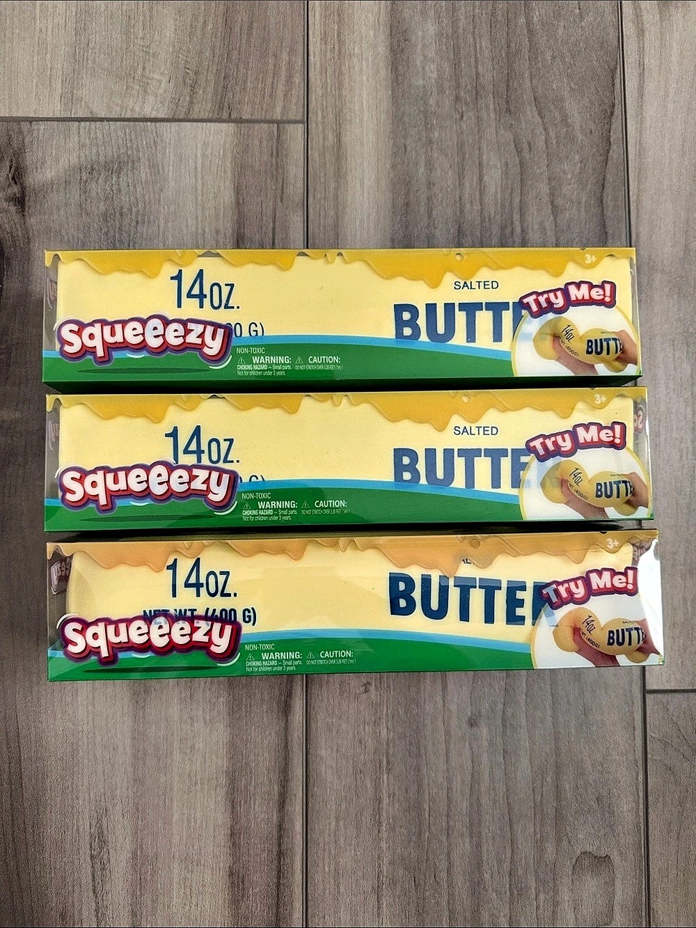 Squeeezy Salted Butter 3-Pack 14 oz NWT